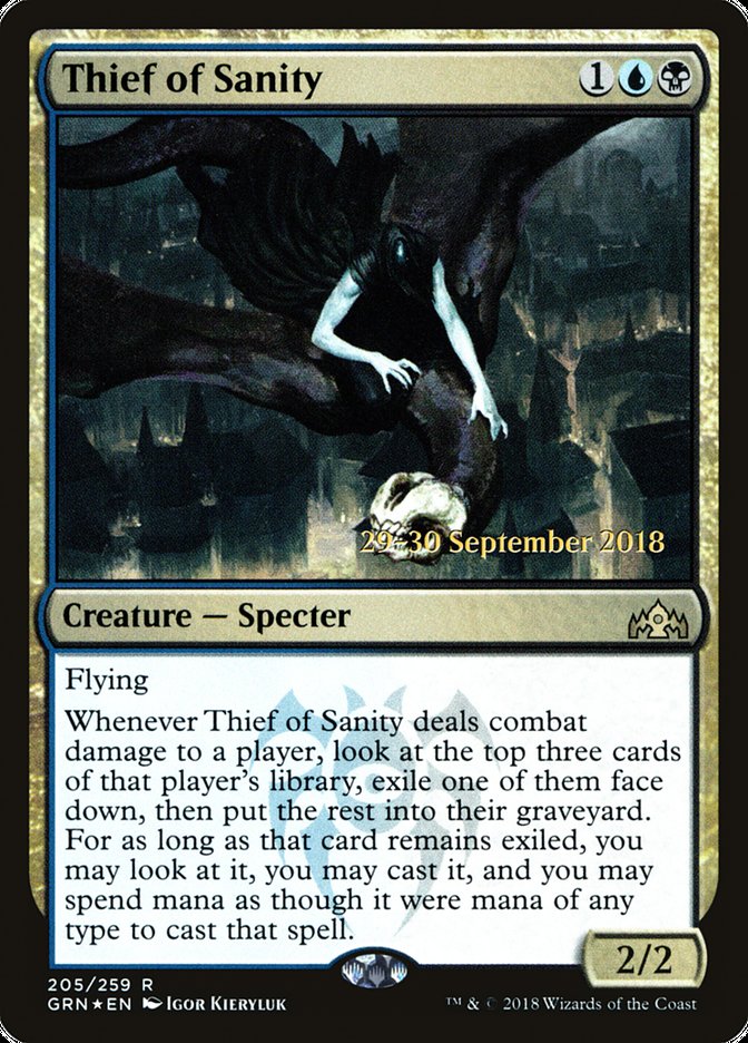 Thief of Sanity [Guilds of Ravnica Prerelease Promos] | Gear Gaming Bentonville