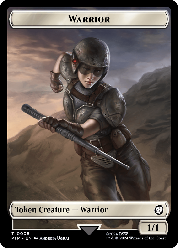 Energy Reserve // Warrior Double-Sided Token [Fallout Tokens] | Gear Gaming Bentonville