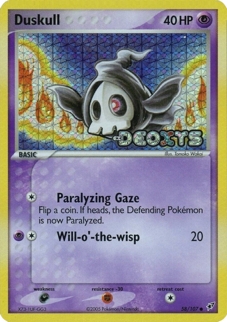 Duskull (58/107) (Stamped) [EX: Deoxys] | Gear Gaming Bentonville