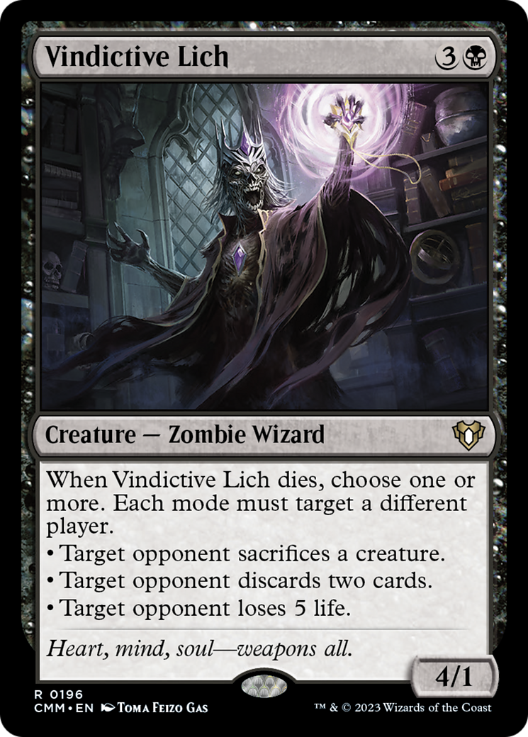 Vindictive Lich [Commander Masters] | Gear Gaming Bentonville