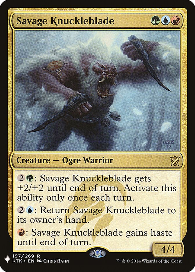 Savage Knuckleblade [Mystery Booster] | Gear Gaming Bentonville