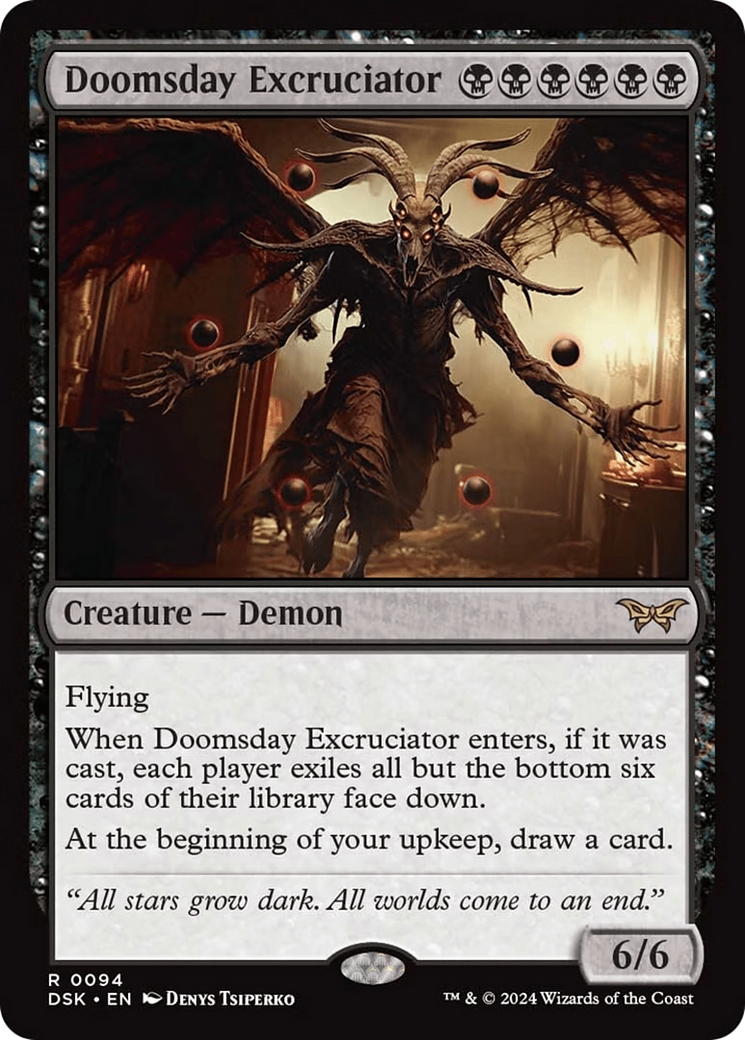 Doomsday Excruciator [Duskmourn: House of Horror] | Gear Gaming Bentonville