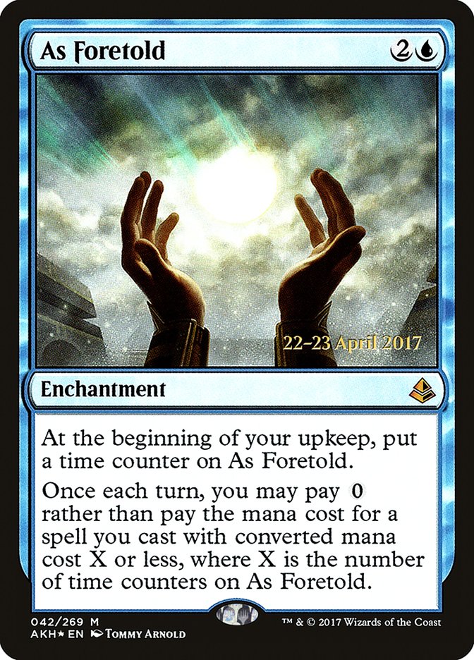 As Foretold [Amonkhet Prerelease Promos] | Gear Gaming Bentonville
