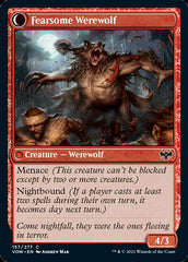 Fearful Villager // Fearsome Werewolf [Innistrad: Crimson Vow] | Gear Gaming Bentonville