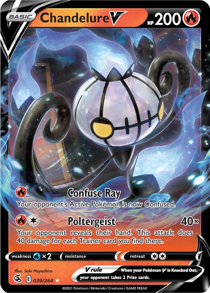 Chandelure V (039/264) [Sword & Shield: Fusion Strike] | Gear Gaming Bentonville