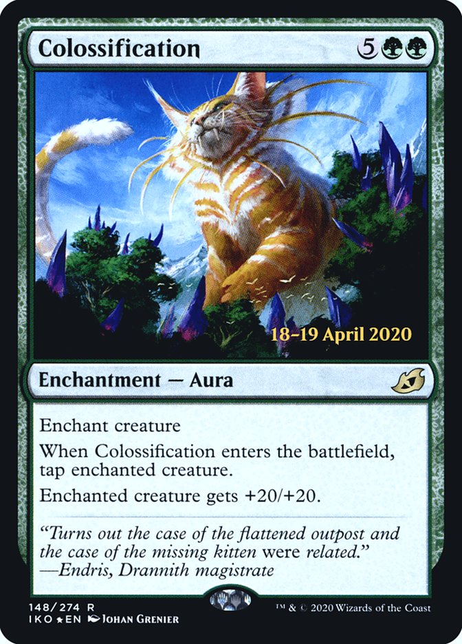 Colossification [Ikoria: Lair of Behemoths Prerelease Promos] | Gear Gaming Bentonville