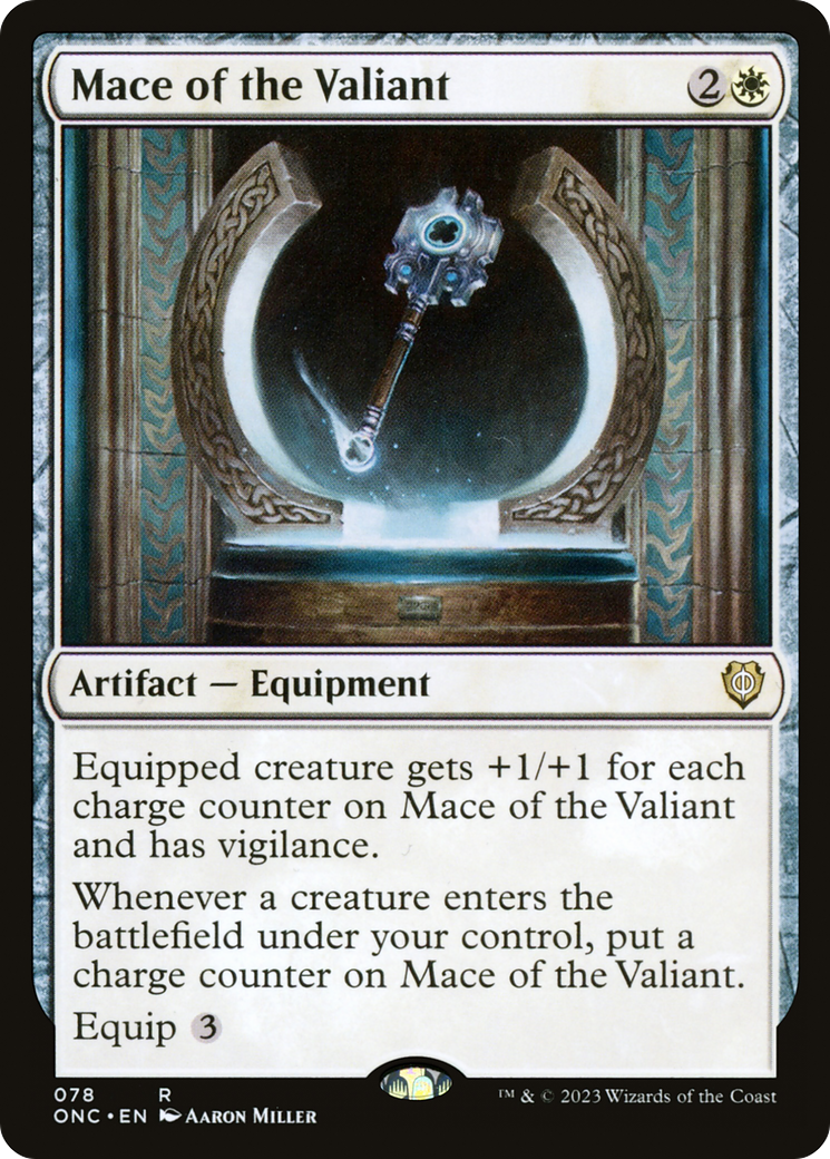 Mace of the Valiant [Phyrexia: All Will Be One Commander] | Gear Gaming Bentonville