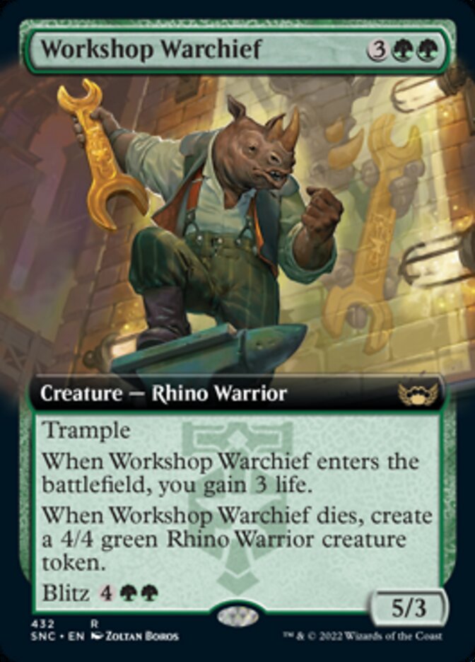 Workshop Warchief (Extended Art) [Streets of New Capenna] | Gear Gaming Bentonville