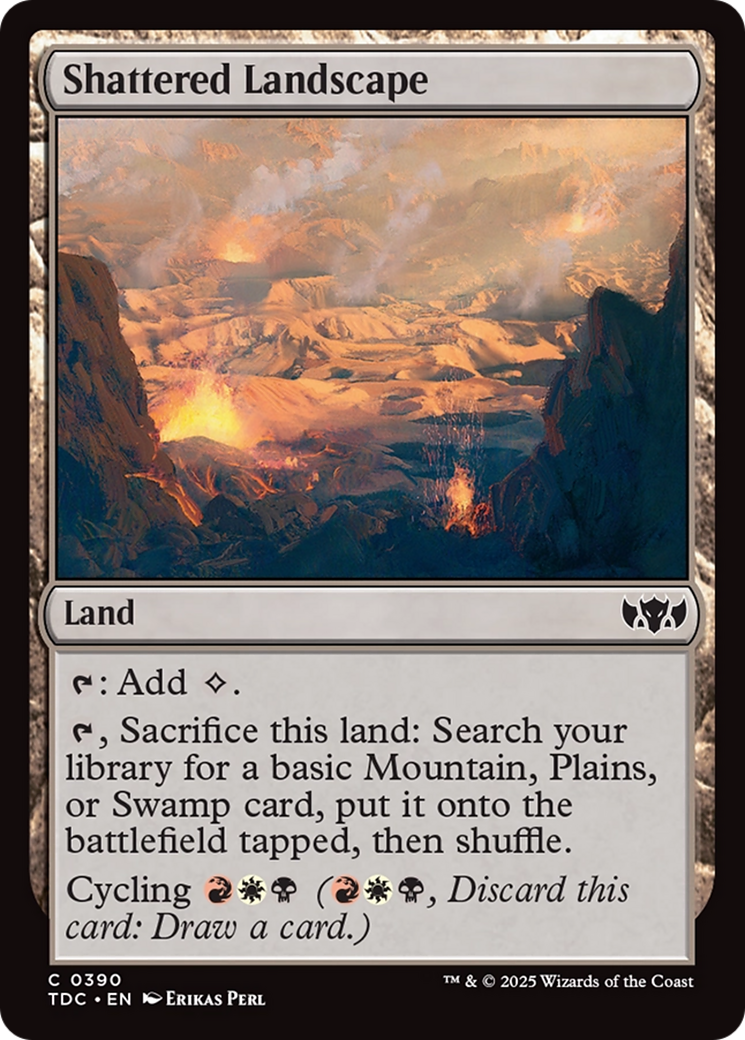 Shattered Landscape [Tarkir: Dragonstorm Commander] | Gear Gaming Bentonville
