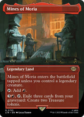 Mines of Moria (Borderless Alternate Art) (Surge Foil) (753) [The Lord of the Rings: Tales of Middle-Earth] | Gear Gaming Bentonville