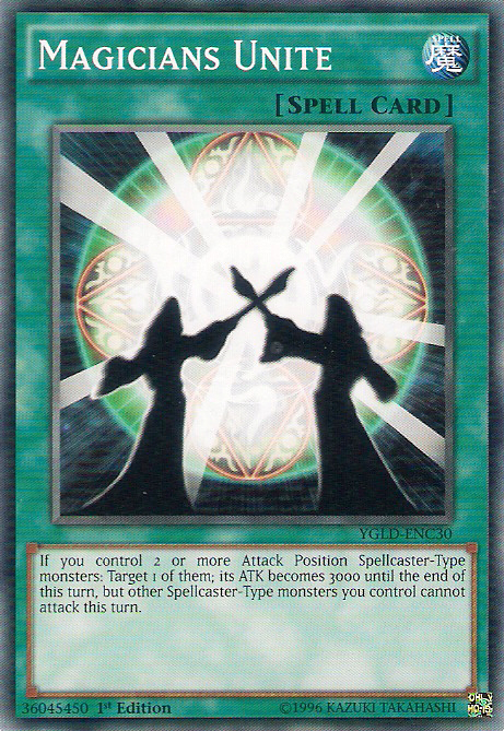 Magicians Unite [YGLD-ENC30] Common | Gear Gaming Bentonville