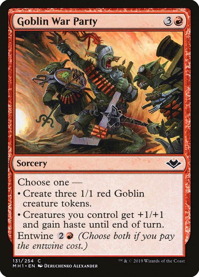 Goblin War Party [Modern Horizons] | Gear Gaming Bentonville