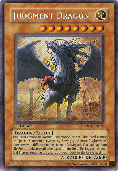 Judgment Dragon [LODT-EN026] Secret Rare | Gear Gaming Bentonville