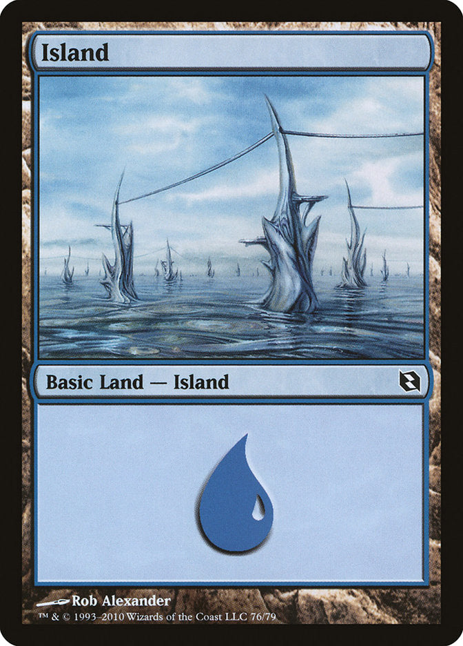 Island (76) [Duel Decks: Elspeth vs. Tezzeret] | Gear Gaming Bentonville