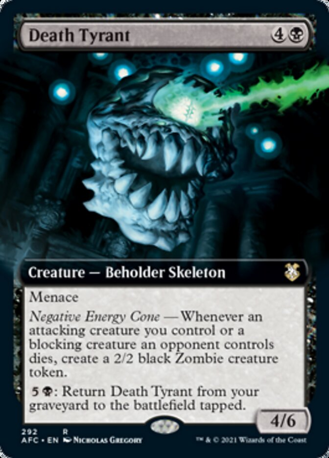 Death Tyrant (Extended Art) [Dungeons & Dragons: Adventures in the Forgotten Realms Commander] | Gear Gaming Bentonville