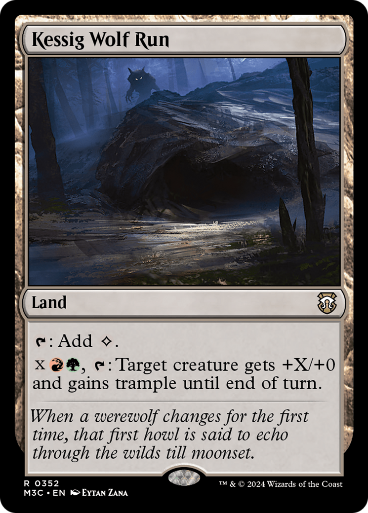 Kessig Wolf Run (Ripple Foil) [Modern Horizons 3 Commander] | Gear Gaming Bentonville