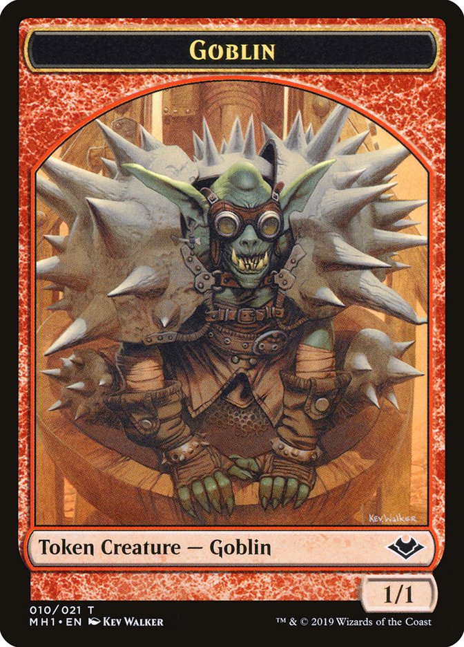 Goblin (010) // Golem (018) Double-Sided Token [Modern Horizons Tokens] | Gear Gaming Bentonville