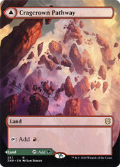 Cragcrown Pathway // Timbercrown Pathway (Borderless Alternate Art) [Zendikar Rising] | Gear Gaming Bentonville