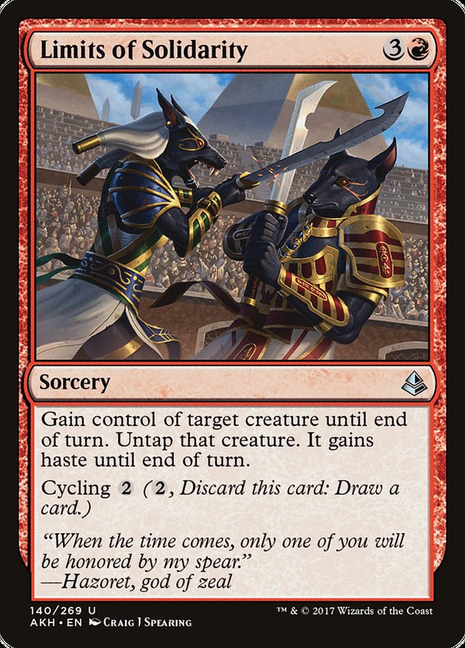 Limits of Solidarity [Amonkhet] | Gear Gaming Bentonville