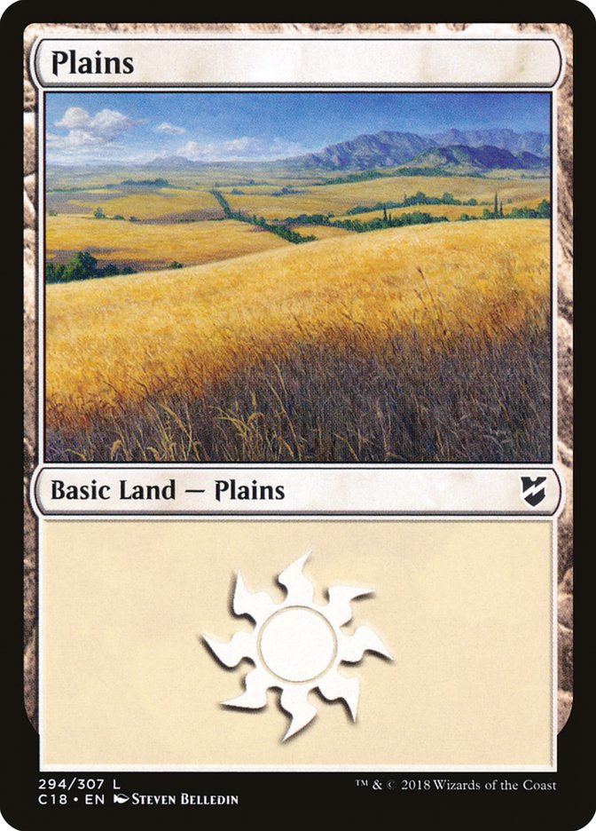 Plains (294) [Commander 2018] | Gear Gaming Bentonville
