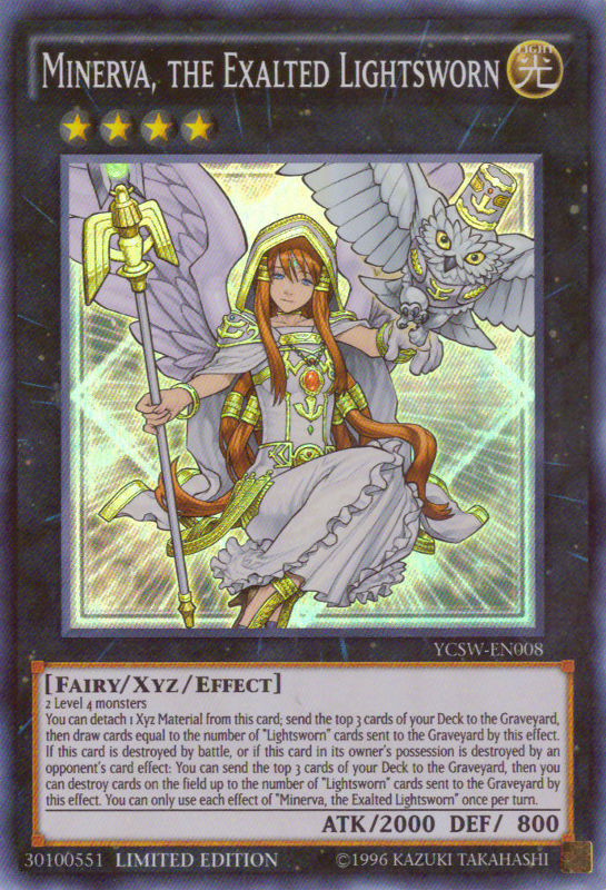 Minerva, the Exalted Lightsworn [YCSW-EN008] Super Rare | Gear Gaming Bentonville