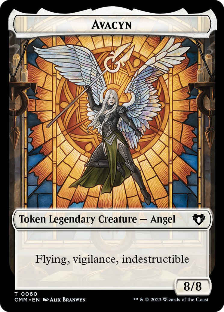 Copy (54) // Avacyn Double-Sided Token [Commander Masters Tokens] | Gear Gaming Bentonville