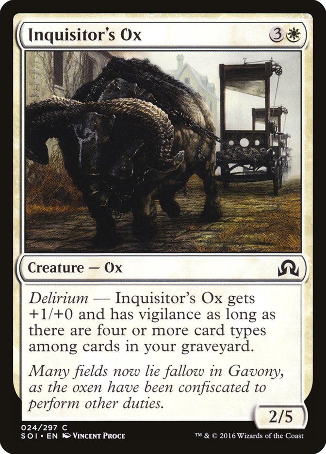 Inquisitor's Ox [Shadows over Innistrad] | Gear Gaming Bentonville