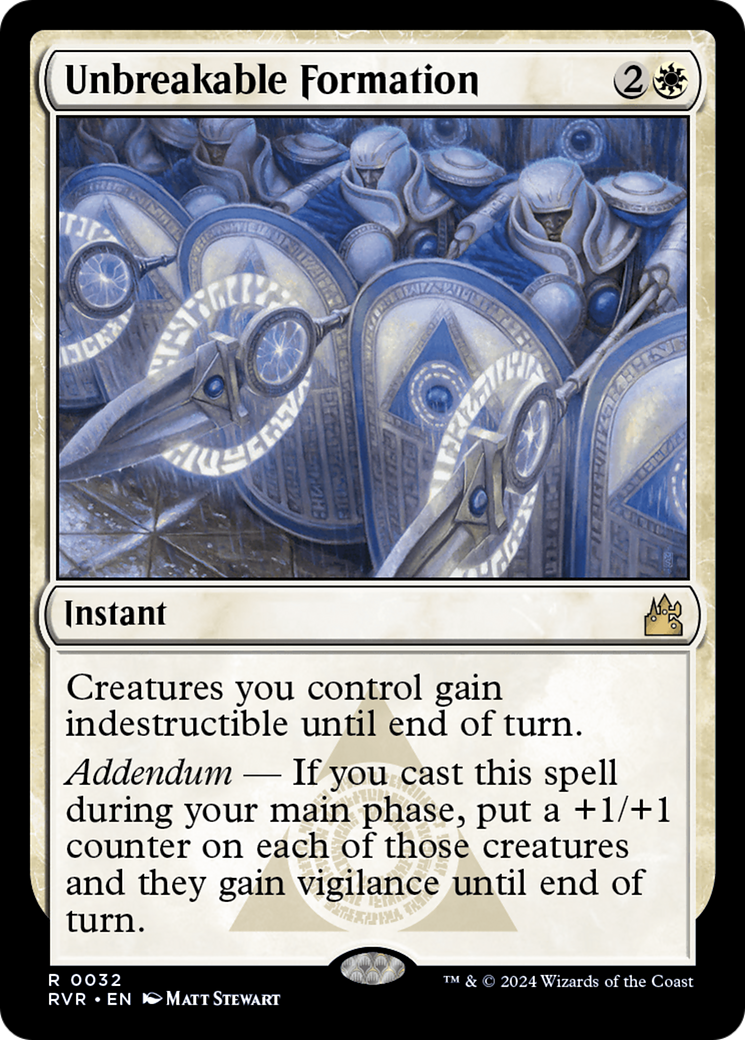 Unbreakable Formation [Ravnica Remastered] | Gear Gaming Bentonville