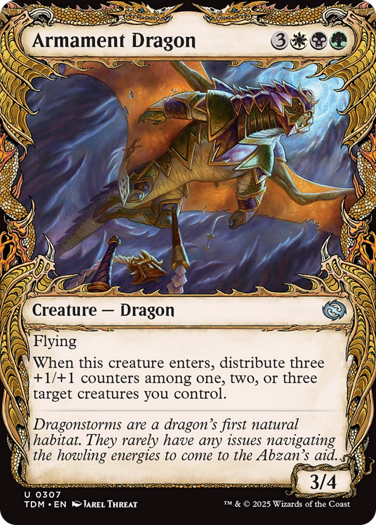 Armament Dragon (Showcase) [Tarkir: Dragonstorm] | Gear Gaming Bentonville