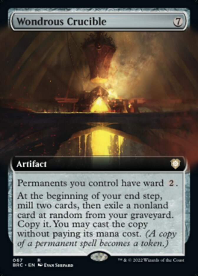 Wondrous Crucible (Extended Art) [The Brothers' War Commander] | Gear Gaming Bentonville