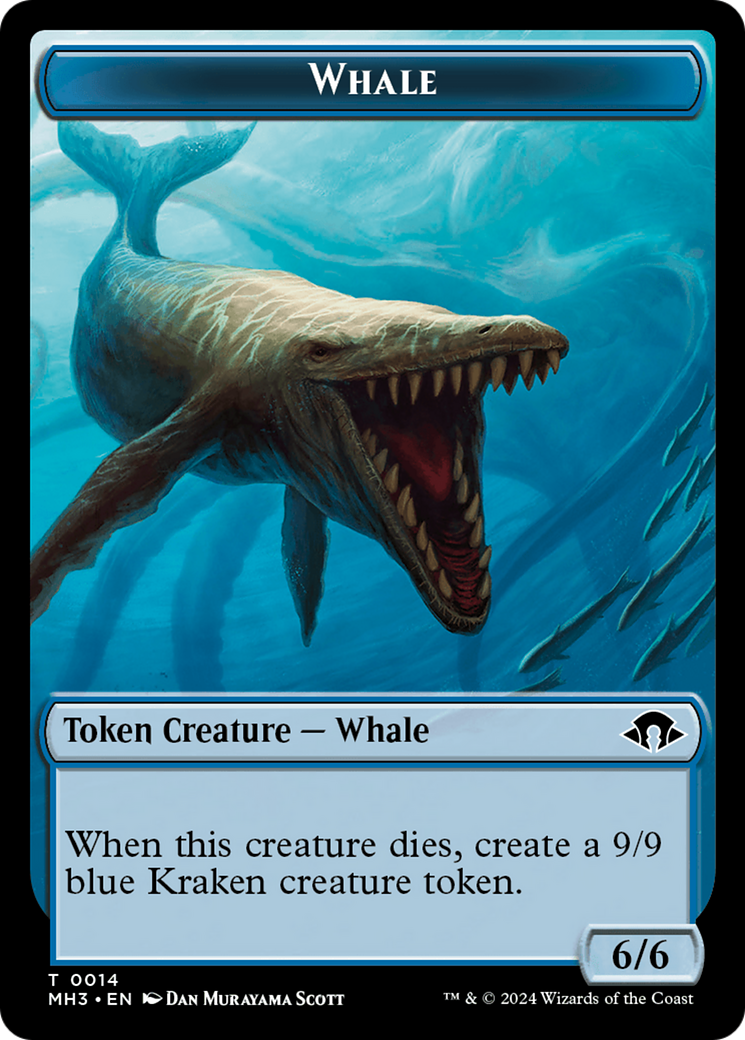 Whale // Energy Reserve Double-Sided Token [Modern Horizons 3 Tokens] | Gear Gaming Bentonville