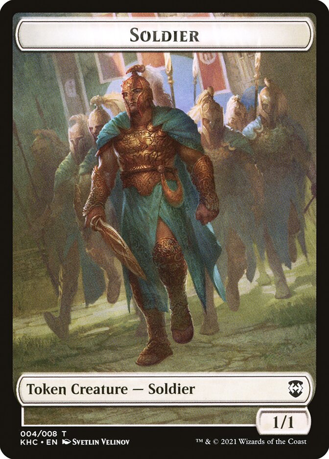 Bird (001) // Soldier Double-Sided Token [Kaldheim Commander Tokens] | Gear Gaming Bentonville
