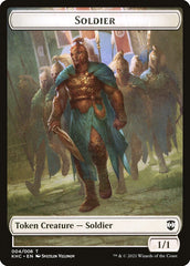 Bird (001) // Soldier Double-Sided Token [Kaldheim Commander Tokens] | Gear Gaming Bentonville