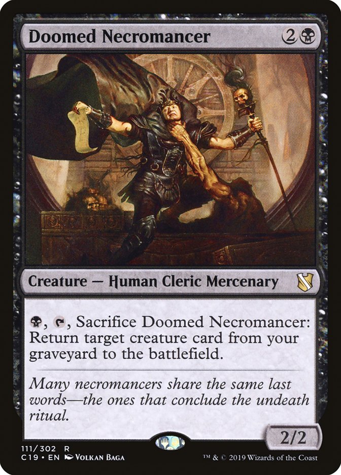 Doomed Necromancer [Commander 2019] | Gear Gaming Bentonville