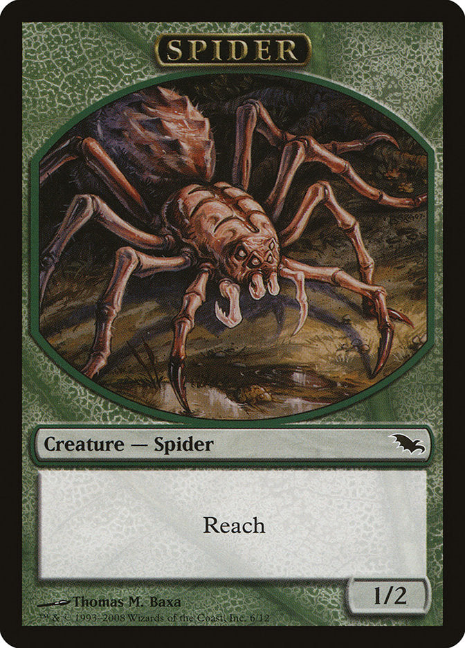 Spider Token [Shadowmoor Tokens] | Gear Gaming Bentonville