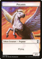Kithkin Soldier // Pegasus Double-Sided Token [Kaldheim Commander Tokens] | Gear Gaming Bentonville