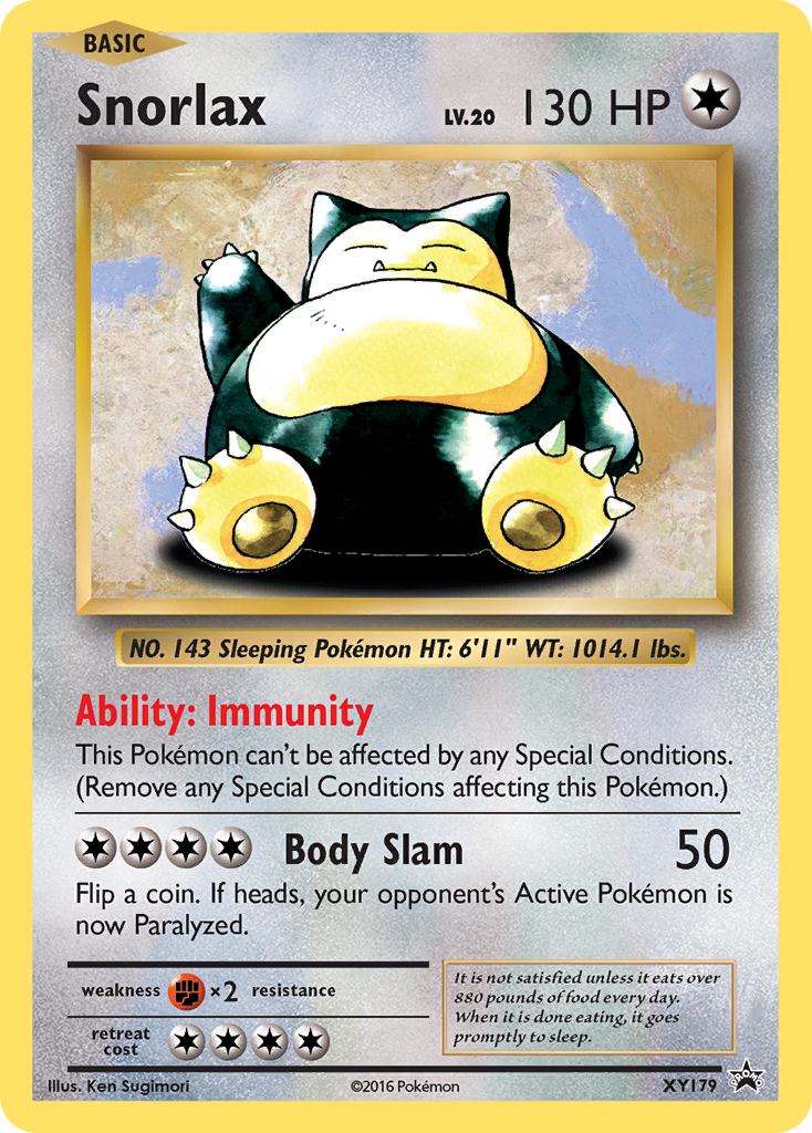Snorlax (XY179) [XY: Black Star Promos] | Gear Gaming Bentonville