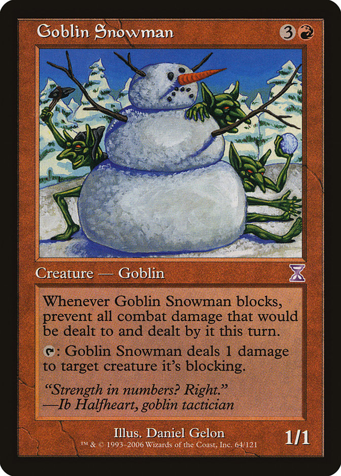 Goblin Snowman [Time Spiral Timeshifted] | Gear Gaming Bentonville