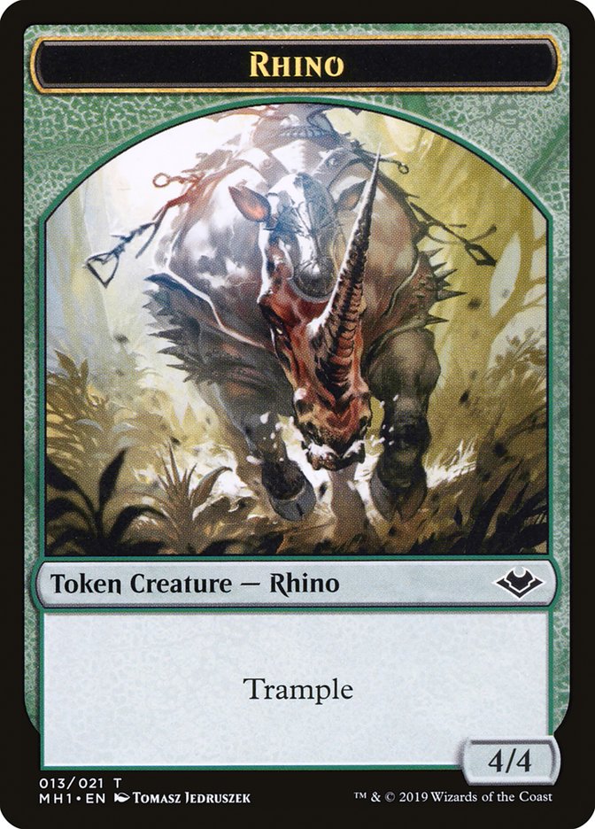 Rhino Token [Modern Horizons Tokens] | Gear Gaming Bentonville