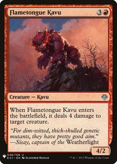 Flametongue Kavu [Mystery Booster] | Gear Gaming Bentonville