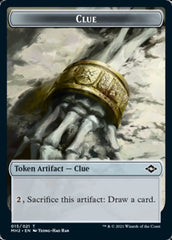 Beast // Clue (15) Double-Sided Token [Modern Horizons 2 Tokens] | Gear Gaming Bentonville