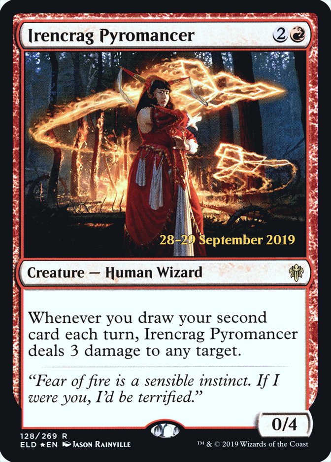 Irencrag Pyromancer [Throne of Eldraine Prerelease Promos] | Gear Gaming Bentonville