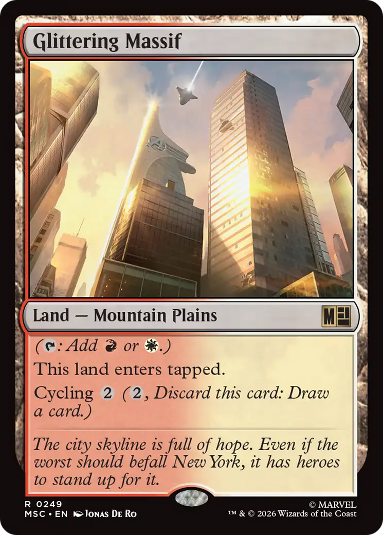 Glittering Massif [Marvel Super Heroes Commander] | Gear Gaming Bentonville