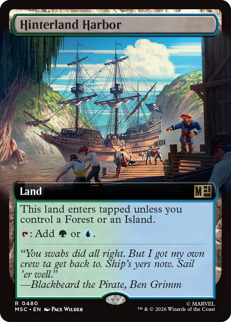 Hinterland Harbor (Extended Art) [Marvel Super Heroes Commander] | Gear Gaming Bentonville