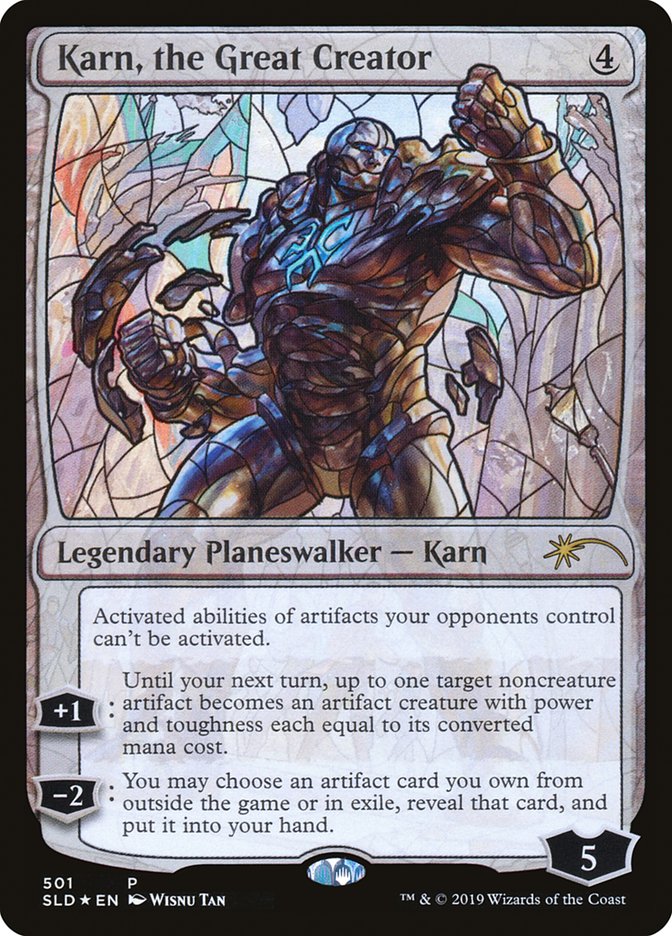 Karn, the Great Creator (Stained Glass) [Secret Lair Drop Promos] | Gear Gaming Bentonville