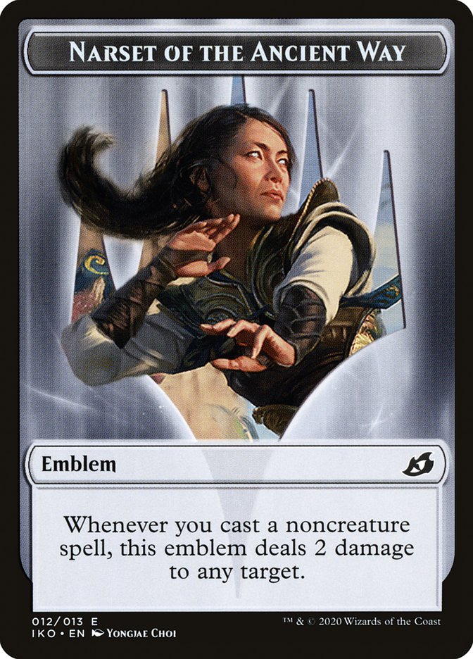 Narset of the Ancient Way Emblem [Ikoria: Lair of Behemoths Tokens] | Gear Gaming Bentonville