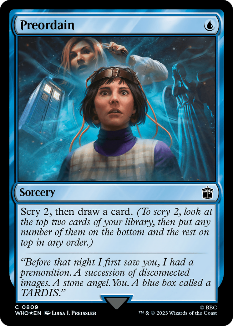 Preordain (Surge Foil) [Doctor Who] | Gear Gaming Bentonville