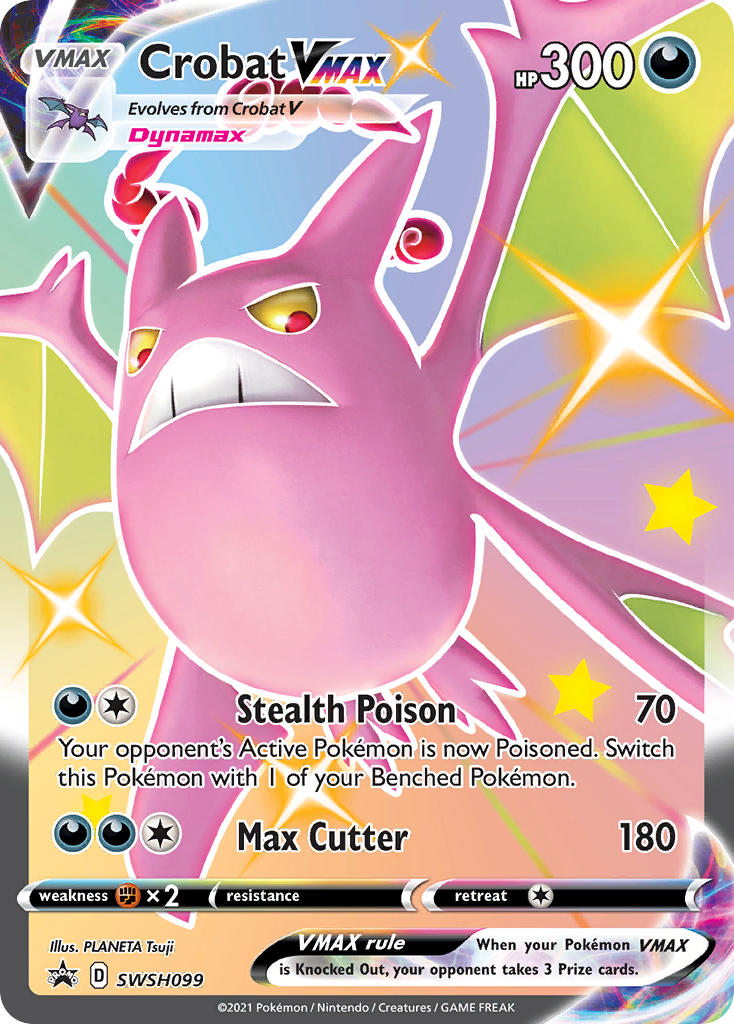 Crobat VMAX (SWSH099) (Jumbo Card) [Sword & Shield: Black Star Promos] | Gear Gaming Bentonville