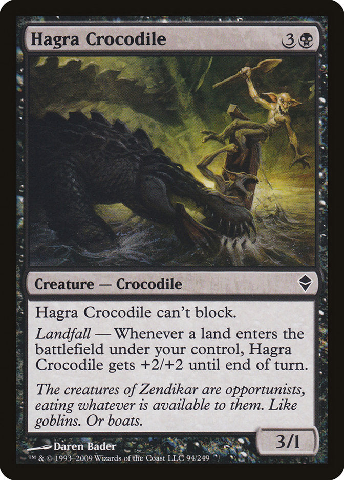 Hagra Crocodile [Zendikar] | Gear Gaming Bentonville