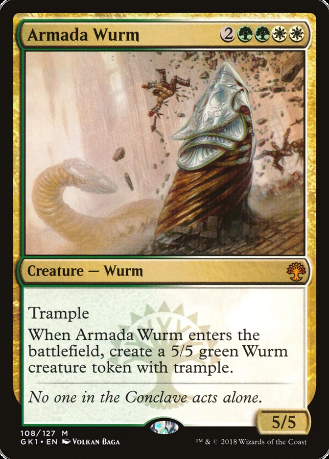 Armada Wurm [Guilds of Ravnica Guild Kit] | Gear Gaming Bentonville